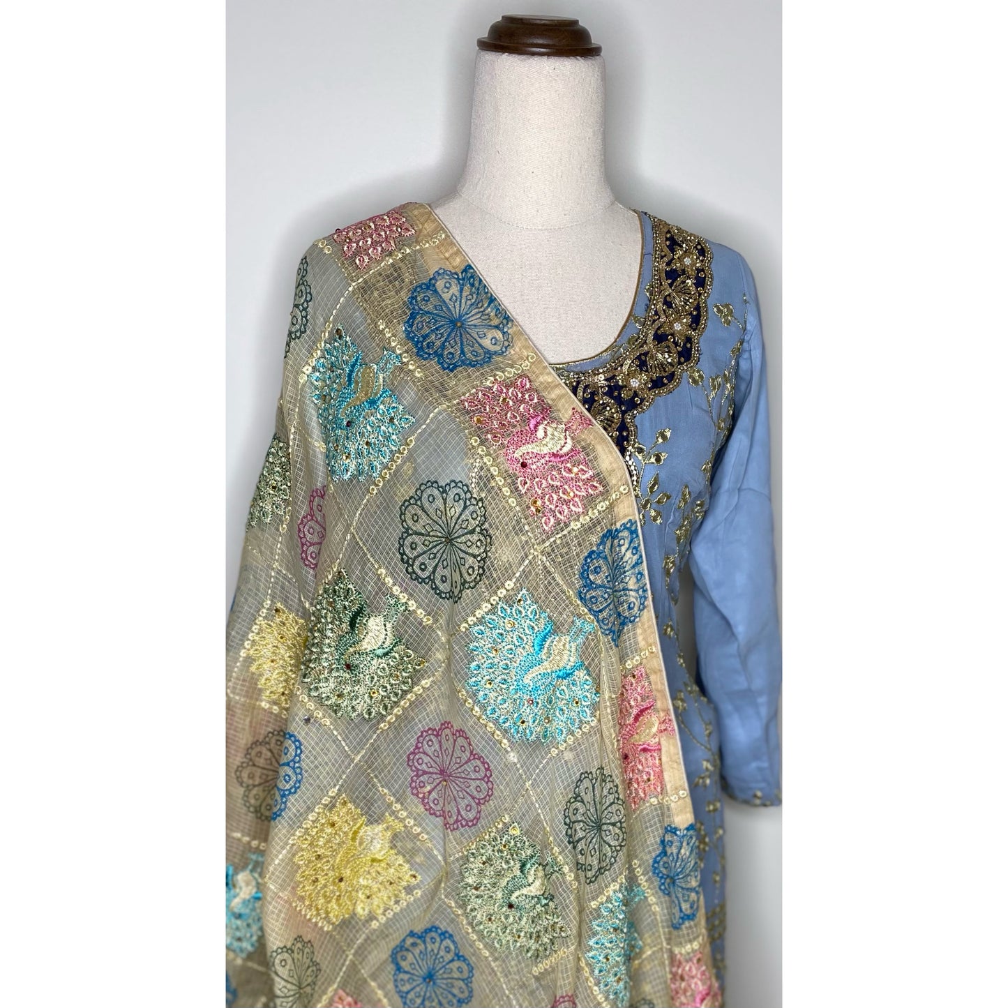 Rahmat Dupatta ( golden )