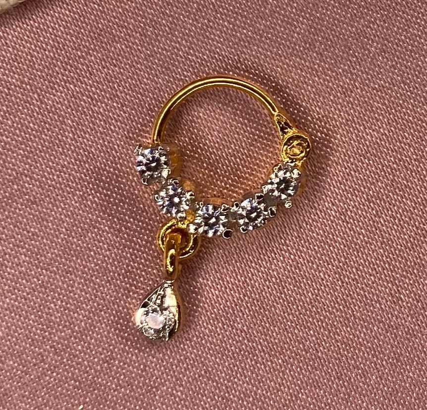 Diamond Nath/ nose ring (gold)