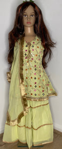 Frock style Sharara suit