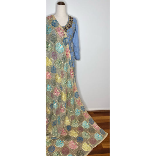 Rahmat Dupatta ( golden )